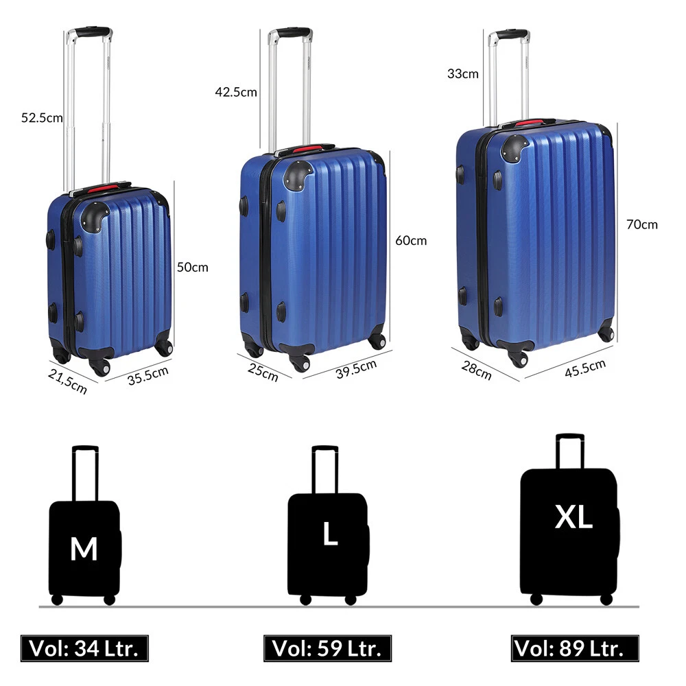 Valise de Taille Moyenne I Rigides I Garantie 24 mois I