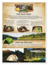 Tenda Gander Mountain Man Nest MSR Mutha Hubba 2011 pagina completa stampa rivista pubblicità