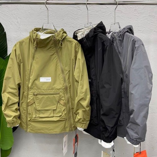 New Luxury Spring Autumn Men's Jacket Fashion Double Zip Hooded Outdoor New US - Picture 4 of 15
