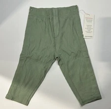 Baby Adaptive Side Snap Pants - Cat & Jack Sage Green 6-9M