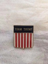 TEAM Trump 2024 SHIELD MAGA BIDEN SUKS Lapel Hat Pin Tie Tac FAST USA SHIPPING