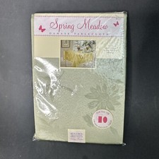 Spring Meadow 60  X 84  New Green Tablecloth