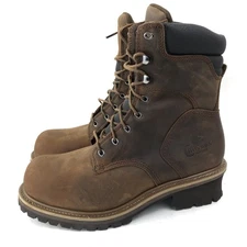 Chippewa Men's Sz 11.5 Hador 8" Steel Toe Insulated Logger Boot Style 55025