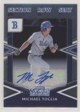 2020 Elite Extra Edition College Tickets Signatures Michael Toglia Auto 4z8