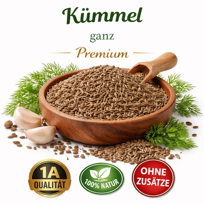 Kümmel ganz 1Kg 1A Qualität 100% Naturbelassen ohne Gentechnik