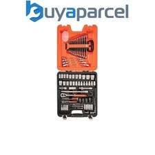 Bahco S106 Socket & Spanner Set of 106 AF & Metric 1/4 & 1/2in Drive BAHS106
