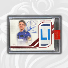 /5 - Lando Norris #DAP-LNIII - Autographed Patch - 2021 Topps Dynasty F1