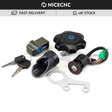 Ignition Key Lock Fuel Cap Lock Kit For Suzuki DRZ400 DRZ400S DRZ400SM 2000-2024
