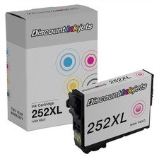 Reman 252XL MAGENTA Ink for Epson T252XL320 Cartridge WorkForce WF-3620 WF-7710D