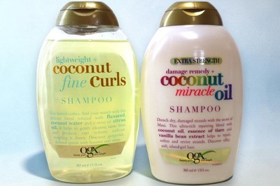 OGX Lightweight + Coconut Fine Curls Shampoo/Miracle Oil Shampoo Set