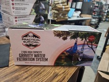 Gravity Water Filtration System 2 High Capacity Lightweight Hanging Bags