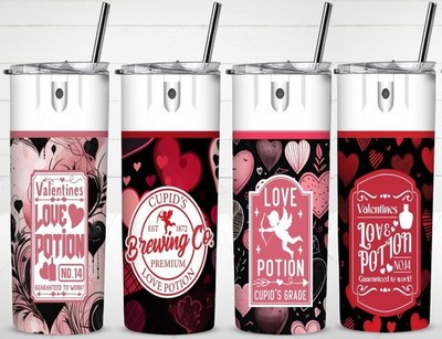 Valentine Day  Lysol Spray Potion Tumbler Personalize  *Choose From 14 Designs*