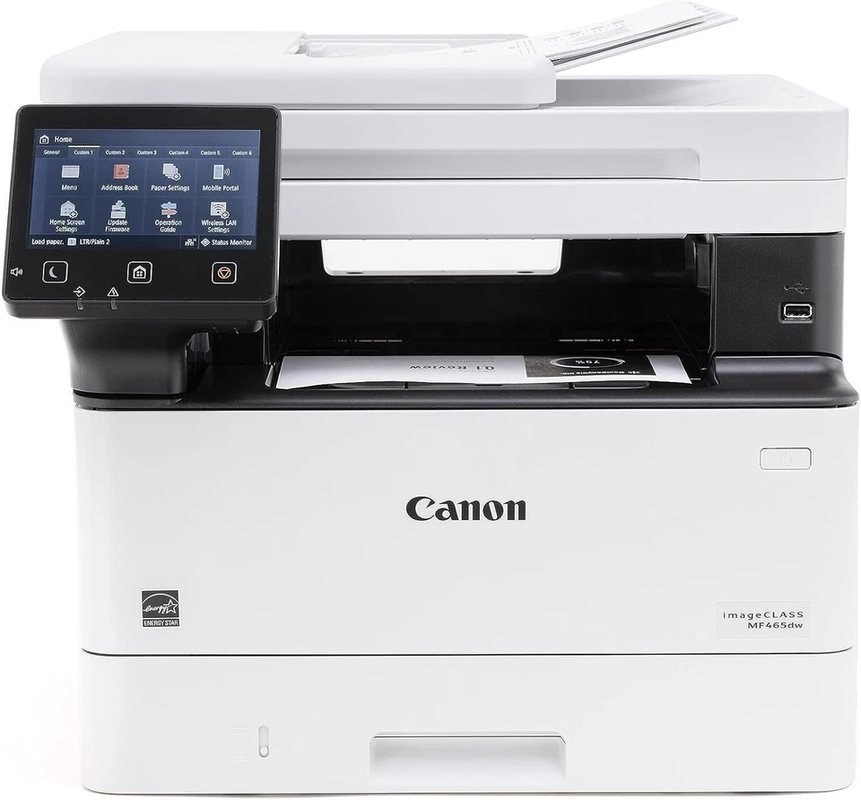Canon imageCLASS MF465dw Monochrome Duplex Laser Printer (White)