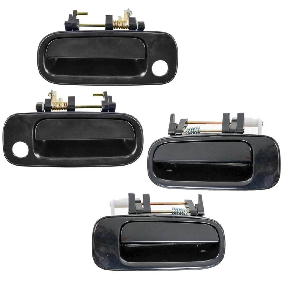 Outside Exterior Gray Inside Interior Door Handle Bezel Kit 12pc for Camry - Image 2 of 4