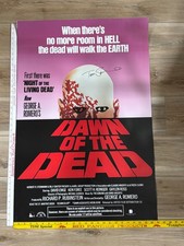 2006 Vtg Dawn Of The Dead One Sheet 35x24 Movie Poster Tom Savini Signature