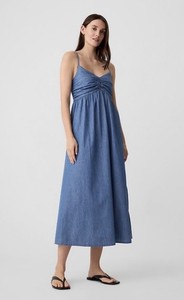 green sleeveless maxi dress Green Ribbed Sleeveless Round Neck Slit Maxi Dress Small