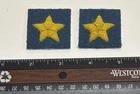Civil War Confederate Infantry Major Collar Rank Insignia Set