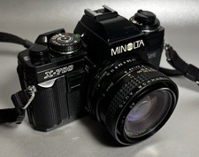 Minolta X-700 35mm Camera MD 50mm f/1.7 280PX Flash Tested
