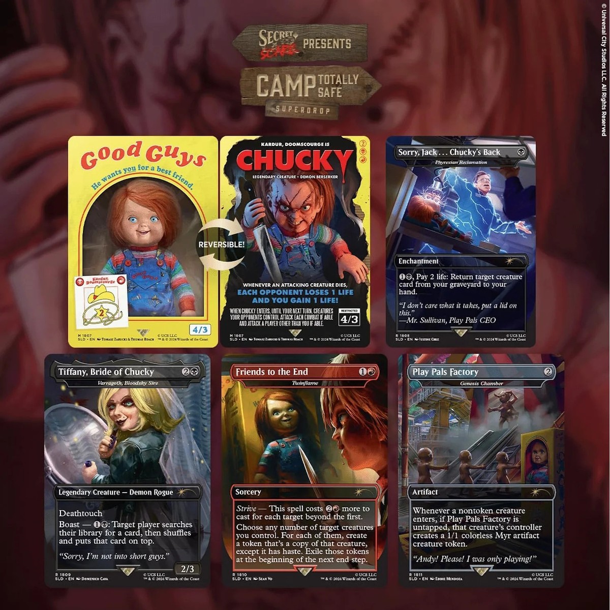 MTG Secret Lair Chucky Foil Edition 未開封 Magic: The Gathering TCG: Secret Lair Chucky - Traditional Foil