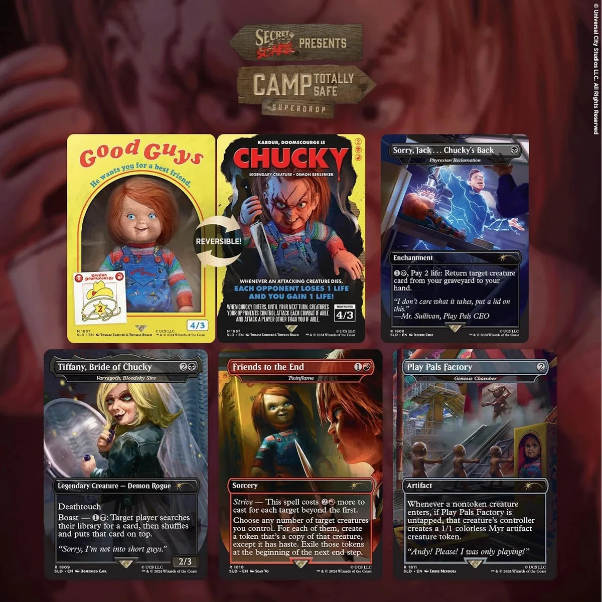 mtg chucky secret lair bonus card Secret Lair x Chucky