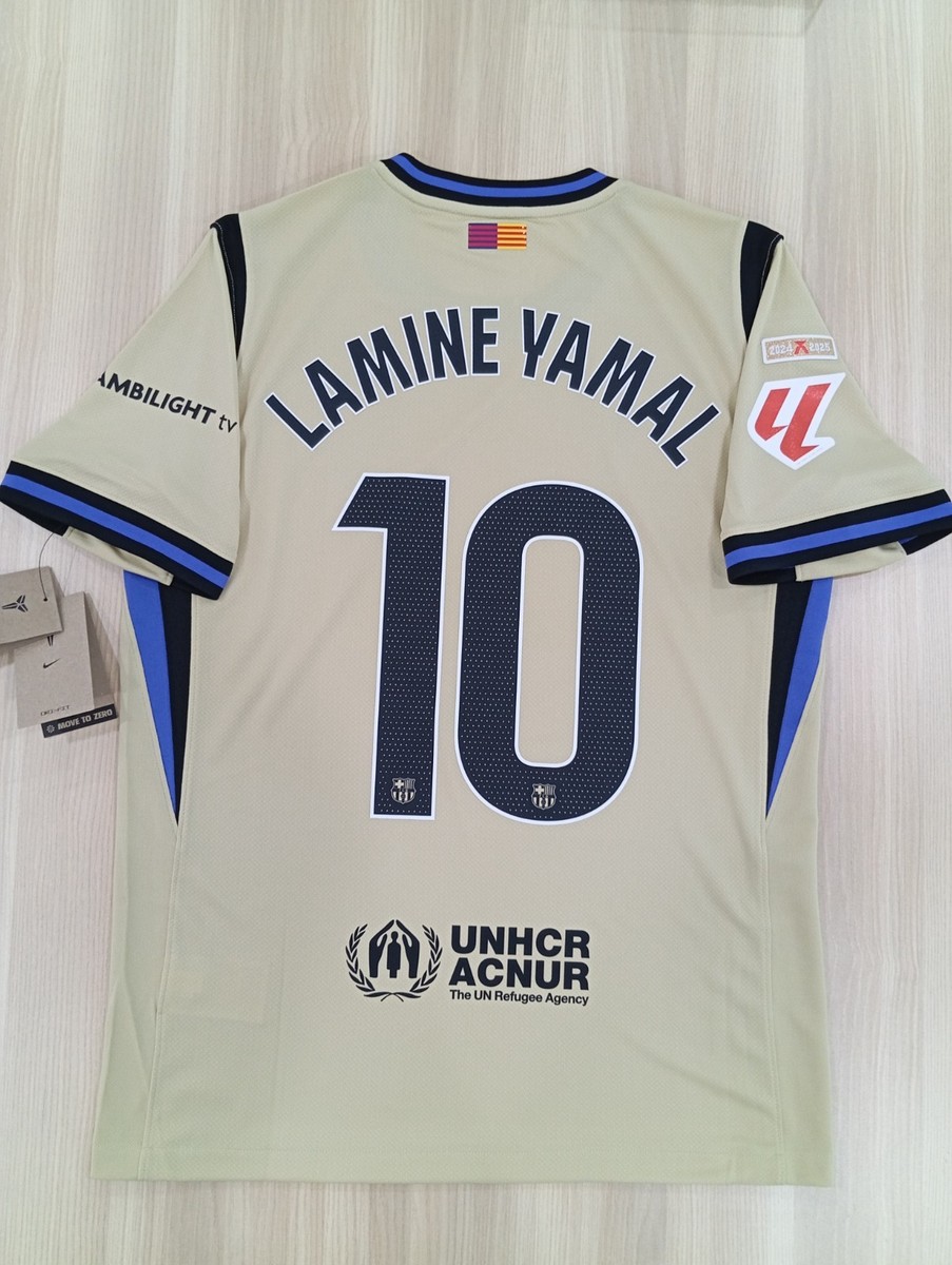 Nike FC Barcelona Away 25/26 Lamine Yamal #10 Jersey (US XL Size