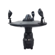 Aerating Pond Fountain, 1/4 HP, 2,500 GPH, Color LED Lights, 100' Cord