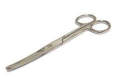 5.5in Operating Super Cut Scissors Blunt Curved Stainless Steel
