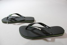 Havaianas Unisex Adults' Brazil Logo Flip Flops AC2 Black US: M:6/7 W:7/8