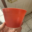 Vintage Crown Pyrex  Pink  Custard Cup Reserved for DOCKSTER ONLY