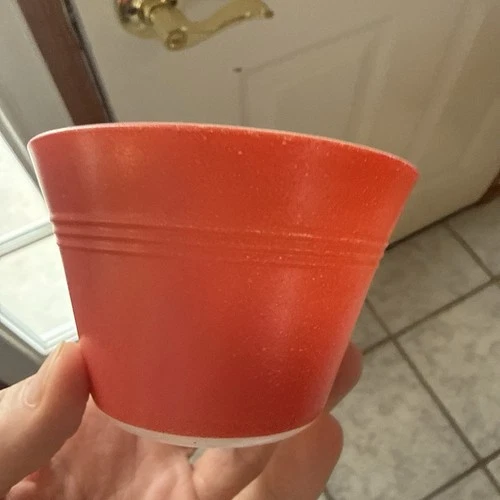 Vintage Crown Pyrex  Pink  Custard Cup Reserved for DOCKSTER ONLY