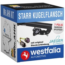 Westfalia AHK starr für Ford Transit Bus Kasten 00-13 mit 7pol spezifisch