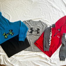 Kids 4/5 Bundle Under Armour Sportswear Hoodie T-Shirt Boys Matching Set