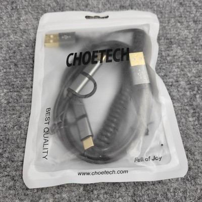 Choetech 2-pack charging cables - 2 types Type C Micro