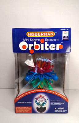 Vtg 2000 Hoberman Mini Sphere Orbiter Educational Toy New Open Box