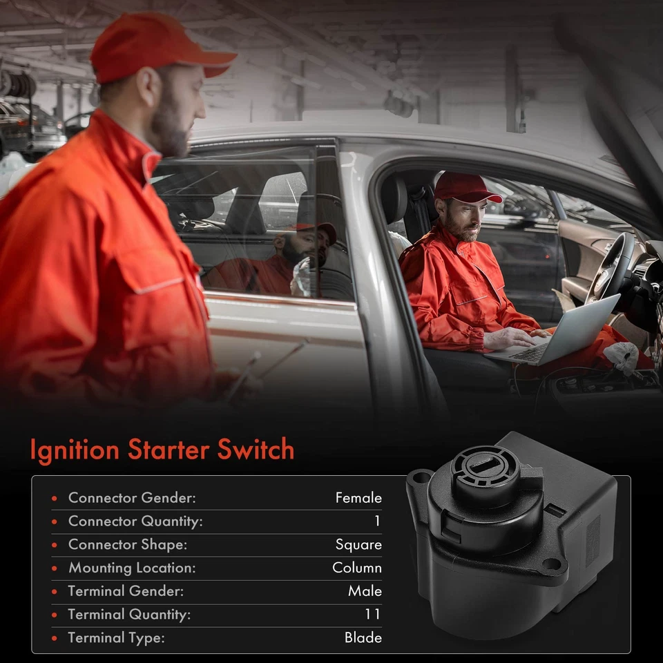 Interruptor de arranque de encendido para Chevrolet Cavalier 1991-1994 GAS de aspiración natural Foto 2 de 4