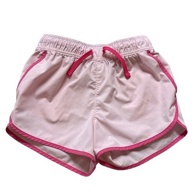 Crewcuts Active Shorts Kids Pink Good Contrast Trim Drawstring SIZE 10