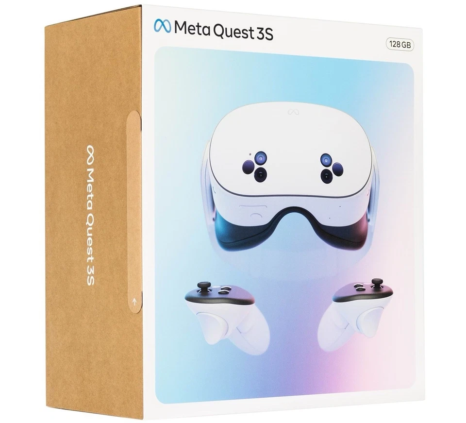 META Quest 3S 128 GB Auriculares VR Gafas - Blanco