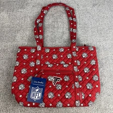 Vera Bradley NFL Small Tote Bag Atlanta Falcons Red Silver 38894-18790