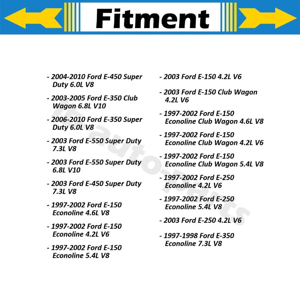 Комплект резисторов двигателя переднего вентилятора ОВК для Ford E-150 2003 2004 2005 2006 2007 годов выпуска - Изображение 3 из 4