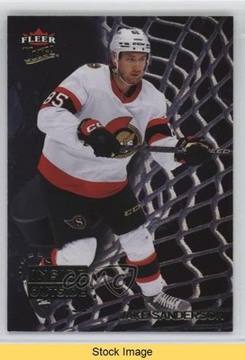 2022-23 Upper Deck Fleer Ultra Inside Outside Jake Sanderson Rookie RC READ 16uw