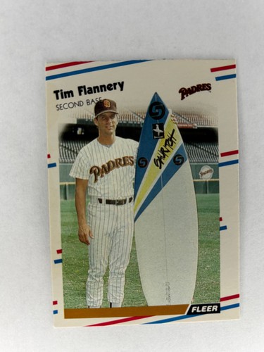 Tim Flannery #582 1988 Fleer Glossy card