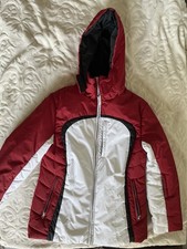New Red Athletech Junior Unisex Winter Jacket Size Large Attached Hood
