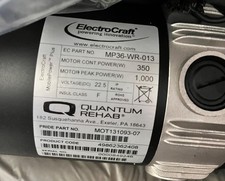 MOT131093-07 Left 6 MPH I-Song Motor Quantum Q6 Edge Rival R44 Power Chairs