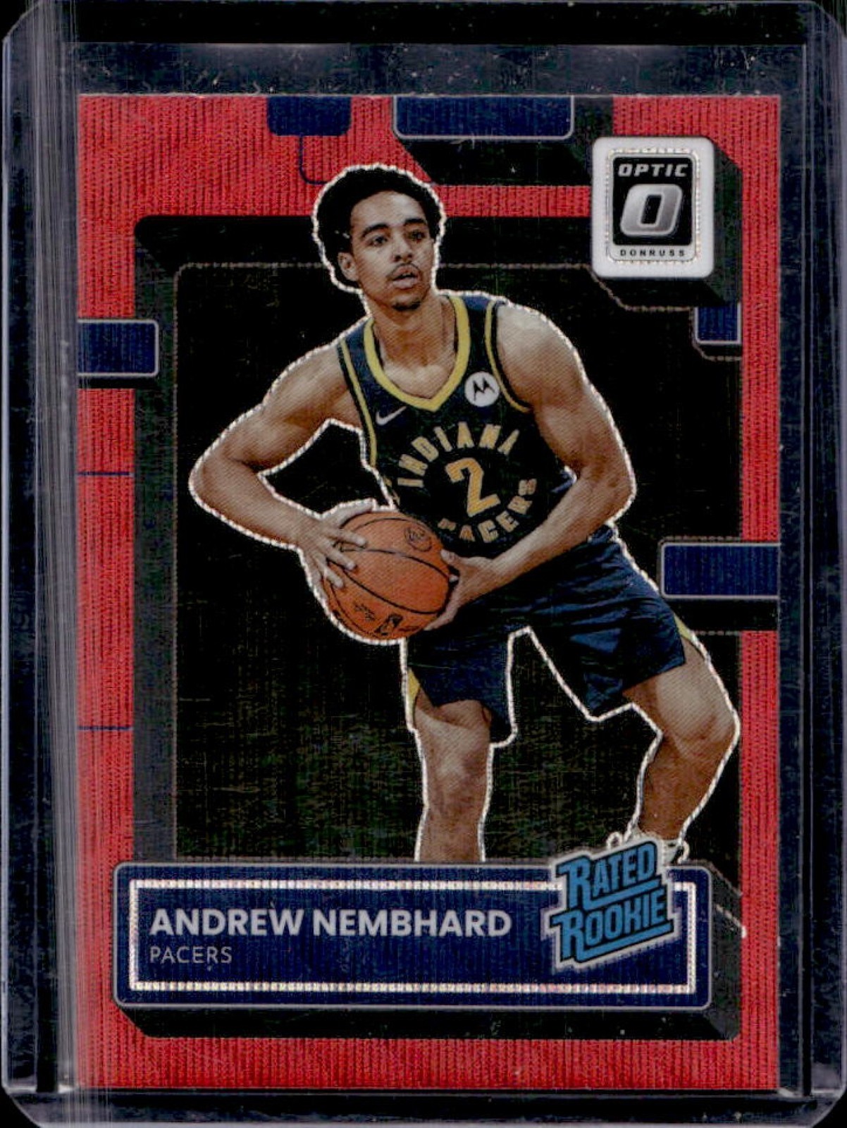 2022-23 Panini Donruss Optic Andrew Nembhard Red Wave RC Rated Rookie #230
