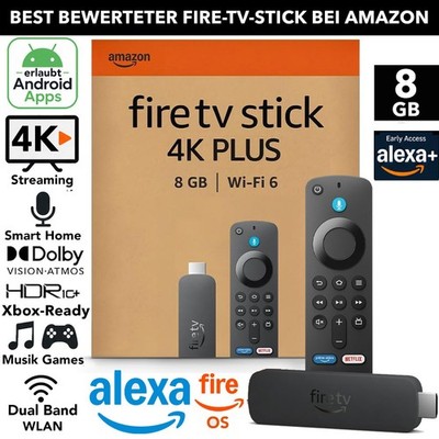 Amazon Fire TV Stick 4K+ Plus 4K Select Alexa Fernbedienung Streaming FreeTV NEU
