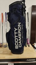 Scotty Cameron 2024 EXCURSION CART BAG  Boise Open Release   NAVY BLUE/Silver