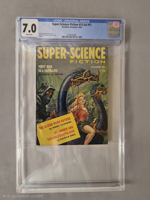 Super-Science Fiction CGC 7.0, 12/1958