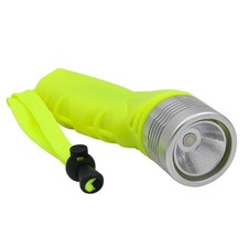 LED Diving Light Tool Flashlight 1pcs Aluminum Alloy  Plastic Fluorescent Green