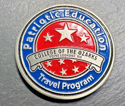 COLLEGE OF THE OZARKS MO PATRIOTIC EDUCATION TRAVEL PROGRAM COIN H701