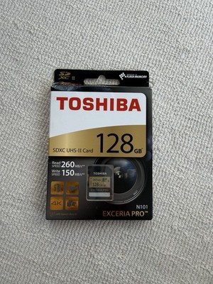 Toshiba Exceria Pro 128GB SDXC UHS-II | 260MB/s | Profi Speicherkarte | NEU OVP